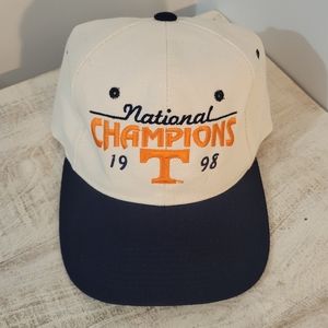 White and blue University of Tennessee 1998 National Champions Snapback